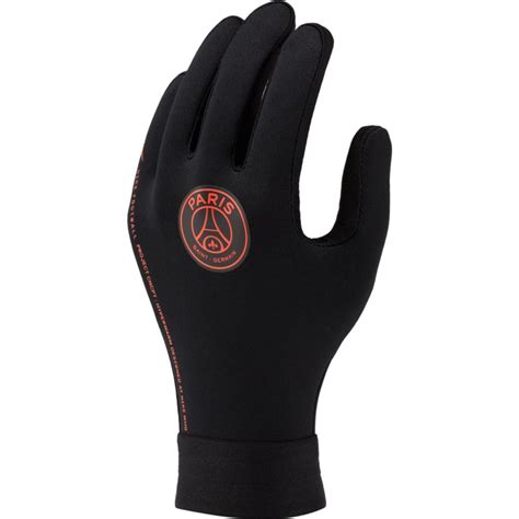 nike paris st. germain handschuhe academy hyperwarm jordan schwarz/rot|Nike Paris Saint.